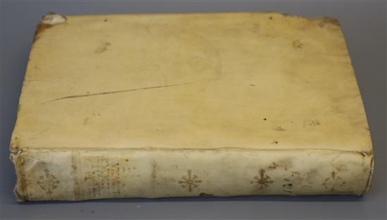 Mariana, Juan de - Historia General de Espana, qto, limp vellum, ragged bottom right corners to first twelve